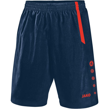 Afbeeldingen van JAKO Short Turin navy/flame (4462/18) - SALE